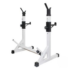 스쿼트랙 하프 받침대 바벨 헬스장 하프랙 벤치프레스 일체형 기구, 03. 블랙 분리형 스쿼트 기구