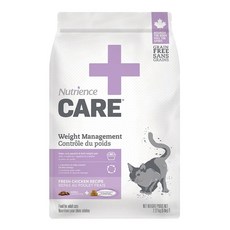 Nutrience 紐崔斯 CARE 無穀配方 成貓 貓糧 維持理想體態 無穀易消化, 2.27 kg (5 lbs), 1個, Weight Management