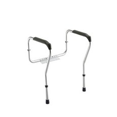 【海夫健康生活館】鋁合金馬桶起身扶手 防滑穩固 助力長者輕鬆起身, 1個