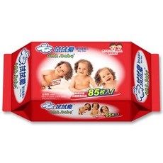 拭拭樂 嬰兒超純水柔濕巾 85抽, 1個, 單包