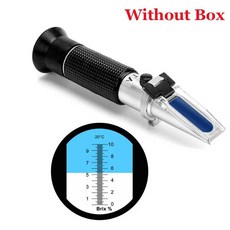 ATC 휴대용 브릭스 측정기 0 0% 당도계 0. % 정확도 당 함량 측정 장비 주스 맥주용 당도, Without Box, 1개