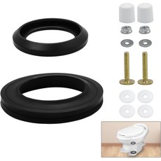 테트포드 아쿠아 매직 스타일 플러스 라이트 II 및 레지던스 RV 화장실용 UHERR 변기 씰 키트 3420 폐구 교체 부품 장착 하드웨어 캠핑카 세트 2개