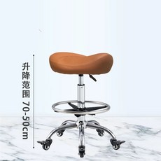 높은의자 키다리 높이조절 원목 키높이의자 다이닝 식탁, P. 낙타가없는 등받이 + 페달 50-70 잠금 휠