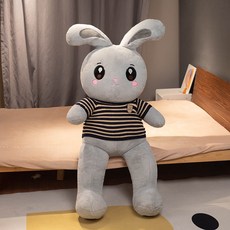 푹신한 스웨터 토끼 래빗 대형인형 동물인형, 1개, D. 130cm 가방 포장