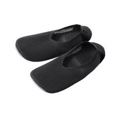 우치코레 룸 슈즈 집 슬립온 AUZ201 유니섹스 25.0-27.0 cm 블랙 실내 신기 슬리퍼 휴대 가능, 1개, 상세페이지 참조