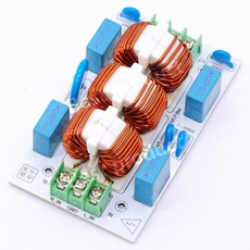 외부 220V AC 오디오 전원 공급 장치 EMI 필터 110V 서지 과전압 EMC 전자파 간섭, 하우징 포함 15A
