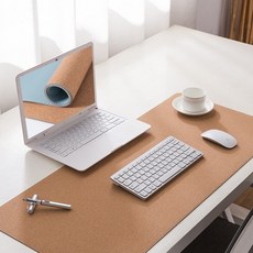 가죽 코르크 마우스 장패드 키보드 노트북 컴퓨터 패드, 퍼플