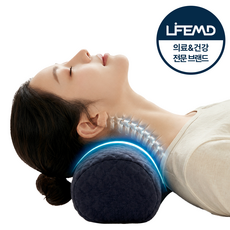 라이프엠디 메모리폼 경추베개 목베개 거북목 일자목베개 프리미엄 수면 숙면 베개 배게, 1개, 블루