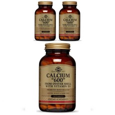 SOLGAR 鈣600保健錠, 120顆, 3罐