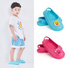 알파슈 핑크퐁 EVA 덧신 슬리퍼 층간소음방지 실내화(택1)