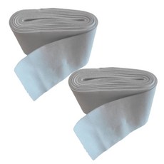 긍정미공방 4마) 허리고무밴드 80mm/ 부드러운 고무줄 / 코메즈밴드, 화이트, 2개