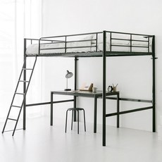 아트박스/인터데코 호텔라인 침대프레임 슈퍼싱글침대 벙커침대 MK25532, 실버