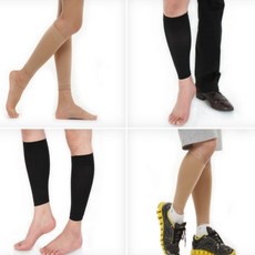 [로지프로] 미국산 종아리 압박스타킹 의료기기1등급 종아리탄력붕대, 검정/L