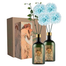 라플로리아 꽃 디퓨저, 2개, 500ml, S6.다시한번힘내요향/B2.국화(중)-L12/스카이