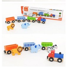 어린이집 유아반 동물모양 원목 자석기차 4세남아 아동발달 남아