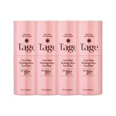 [Tage] 테이지 시카트리 쉐이킹 글로우 선픽서 SPF50+ PA++++ | 완벽고정 선픽서 |, 4개, 50ml