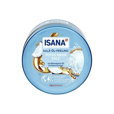 독일 이사나 ISANA 바다 소금 마카다미아 오일&코코넛 바디스크럽 300g, 1개