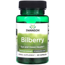 스완슨 빌베리 Bilberry 60정, 1개
