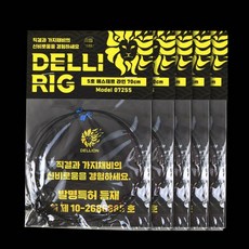 델리온 델리리그 2세대 쭈꾸미 갑오징어 채비, 1개, 지선 25cm 본선 70cm(더블 2개입)