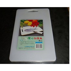 平安塑膠 實心切菜板 白色PE材質砧板 適用家庭營業場所 大尺寸, 1個, 抗菌白色砧板(特大)(無法寄超商), 白色