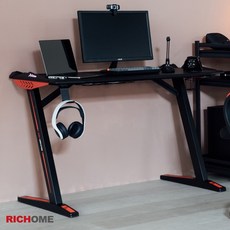 RICHOME 遊戲電競桌椅組 電競桌 電競椅 辦公桌 工作桌, 電競桌