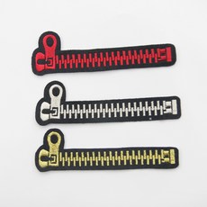 원단킹 1개] 입체지퍼와펜 3color (8501025), 골드, 1개