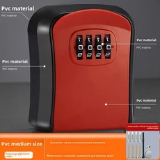 장식용 비밀번호 키 박스 B&B 벽걸이형 건설 현장 도난 방지 도어 캣아이 엔지니어링 잠금장치, 06 hong regular