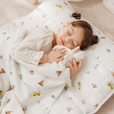 베베누보 타입1 22년형 양면 사계절 어린이집 낮잠이불세트, 타입1 낮잠이불+블랭킷극세사