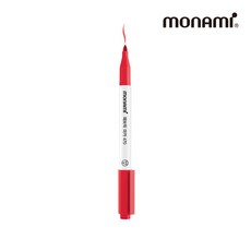 모나미 패브릭마카 470, 1개, 형광레드