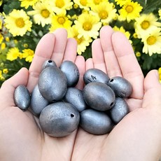 블랙이소 구멍봉돌 주물추 선상 원투추 바다 민물 구멍 봉돌 낱개판매, 1개, 1개입