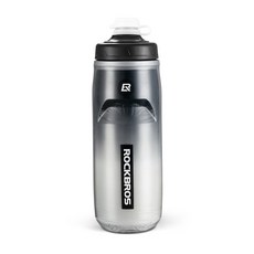락브로스 자전거 보냉 물통 620ml, 1개, 블랙