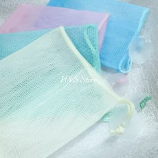 台灣製 H&S Store 香皂袋 吸盤式雙層起泡袋 肥皂袋 氣泡袋 沐浴袋 打泡網 起泡網 皂網, 1個
