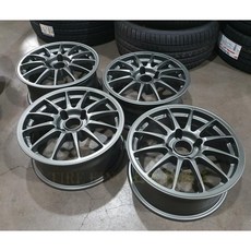 土城輪胎王 DG PS 15吋鋁圈 4/100，輕鬆清潔鋁圈，恢復光澤，保護輪胎，防止老化龜裂，簡單易用, 1個, 平光灰