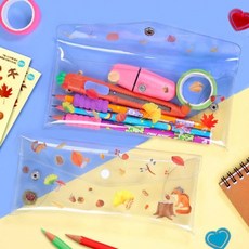 가을 테마 투명 필통 꾸미기 새학기 방과후 미술 수업, 상세페이지 참조, 상세페이지 참조