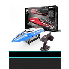 RC 보트 대형 고속 충전식 수상 레저 모델, 1개, UDI902 라지 블루 42cm