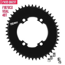 Sram Force 1 Etap Xplr 네로우 와이드 톱니 1x Axs 12단 로드 바이크 크라운 44t 46t 50t 52t 체인휠용 107bcd 체인링, [03] Oval-48T, 1개