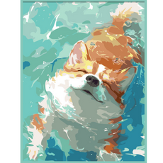 온메이드 DIY 명화그리기 그림그리기 세트 MD-220, 1개, 06 강아지