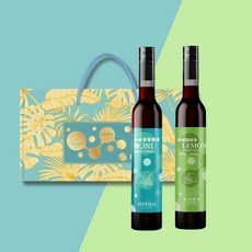 小先草本 發酵液禮盒 屏東諾麗果+屏東檸檬, 1套, 400ml