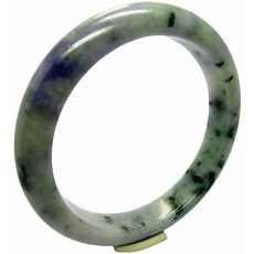 小樂珠寶 翡翠玉鐲 濃紫羅蘭飄花 A貨 手圍18.2號 內徑57.1mm, 1個