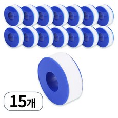 아티드로우 테프론 테이프 12MM X 10미터 내열성 고밀도, 15개