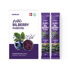유로랩 야생 빌베리 퓨레 1BOX, 10개, 10g