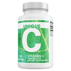 UNIQUE E 維他命C 1000mg 錠, 1個, 100錠