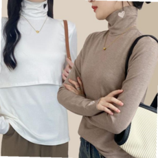 임산복 하트포인트 긴팔 수유티 예쁜수유복 수유티셔츠 2컬러 GCWFA7AAE