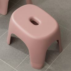 리코아 미끄럼 방지 욕실의자, 핑크