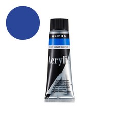 제오오스토어 아크릴물감 50mL 울트라마린딥 페인트 컬러물감 미술도구 컬러아크릴