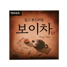 쌍계 보이차 0.6g 40T, 600mg, 40개입, 1박스