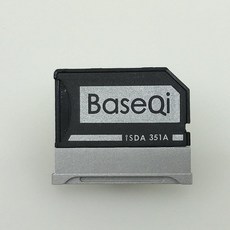 BASEQI 마이크로소프트 서피스 북 서피스 북 2 서피스 북 3 13.5인치 모델-350A 용 알루미늄 MicroSD 어댑터 365721, Surface Book 2 15" (model-351A