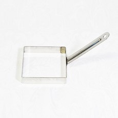 꼭대기몰 토스트 사각 계란 후라이틀 스텐 1구 달걀틀 토스트계란틀 계란후라이틀, 1개