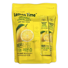 레몬타임 유기농 레몬 착즙액, 1개, 20g