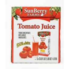 썬베리팜스 토마토 쥬스, 6개, 1L